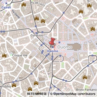 Mappa Passaggio Duomo, 1, 20123 Milano, Milano (Lombardia)