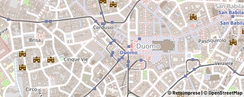 Mappa Mediolan