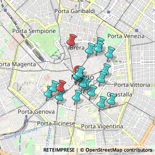 Mappa Passaggio Duomo, 20123 Milano MI, Italia (0.7105)