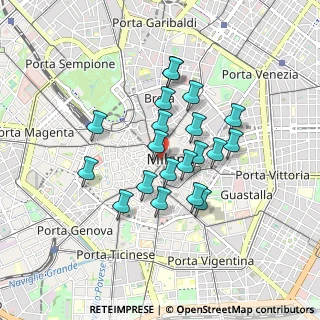 Mappa Passaggio Duomo, 20123 Milano MI, Italia (0.7065)