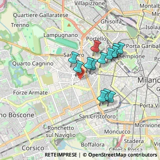 Mappa Gambara M1, 20146 Milano MI, Italia (1.42154)