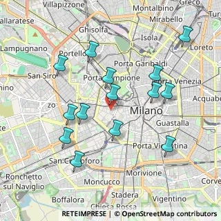 Mappa Sede Via Vincenzo Monti 33 Lab, 20123 Milano MI, Italia (1.93643)