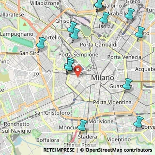 Mappa Via De Grassi Giovannino, 20123 Milano MI, Italia (2.74733)