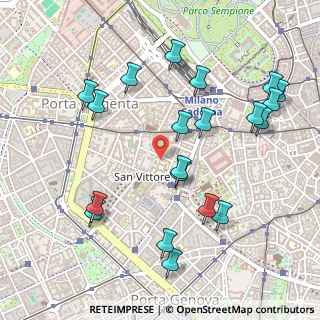 Mappa Via De Grassi Giovannino, 20123 Milano MI, Italia (0.561)