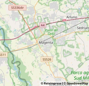 Mappa 20013 Magenta MI, Italia (4.2055)