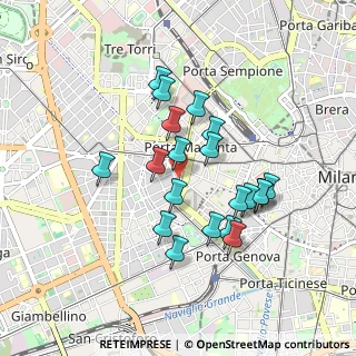 Mappa Viale S. Michele del Carso, 20144 Milano MI, Italia (0.7755)