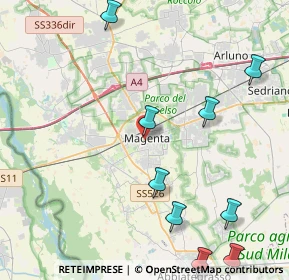 Mappa Via Santa Crescenzia, 20013 Magenta MI, Italia (5.93182)