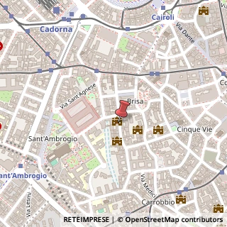 Mappa Via Cappuccio, 19, 20123 Milano, Milano (Lombardia)