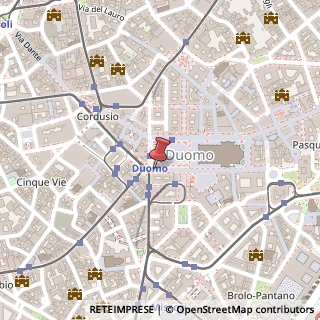 Mappa Piazza del Duomo, 2, 20123 Milano, Milano (Lombardia)