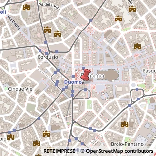 Mappa Piazza del Duomo, 1, 20121 Milano, Milano (Lombardia)