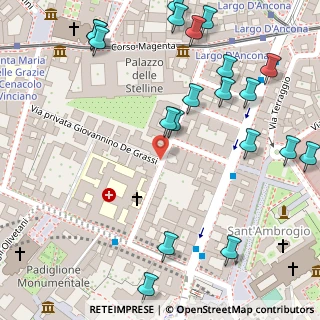 Mappa Via Aristide de Togni, 20123 Milano MI, Italia (0.177)