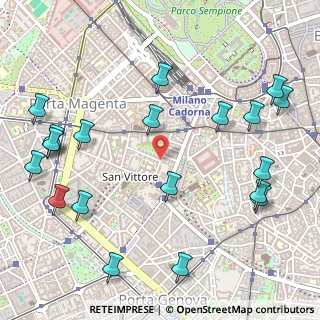 Mappa Via Aristide de Togni, 20123 Milano MI, Italia (0.6785)