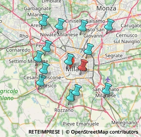 Mappa Via Aristide de Togni, 20123 Milano MI, Italia (7.03214)