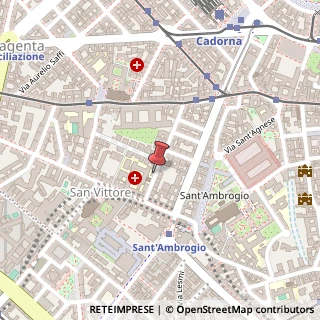 Mappa Via Aristide de Togni, 20, 20123 Milano, Milano (Lombardia)