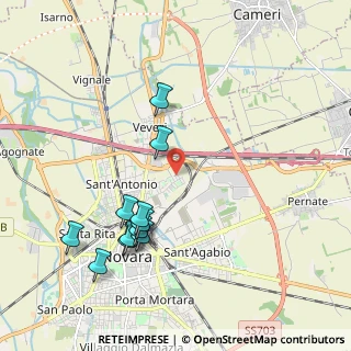 Mappa Via Vincenzo Gioberti, 28100 Novara NO, Italia (2.09727)