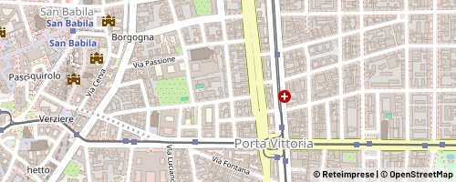 Mappa Milán