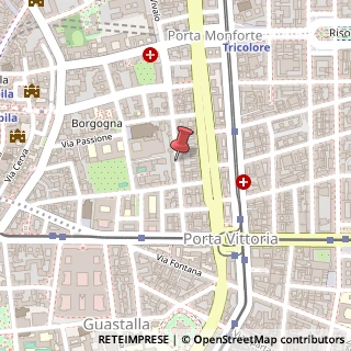 Mappa Via Gaetano Donizetti, 23, 20122 Milano, Milano (Lombardia)