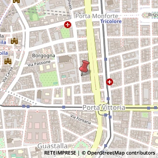 Mappa Via Gaetano Donizetti, 12, 20122 Milano, Milano (Lombardia)