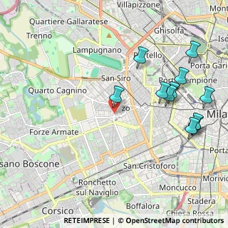 Mappa Milano, 20147 Milano MI, Italia (2.38273)