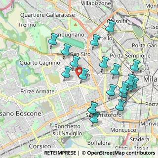 Mappa Milano, 20147 Milano MI, Italia (2.0555)