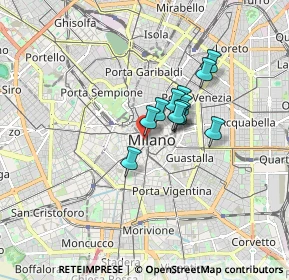 Mappa Via Spadari, 20123 Milano MI, Italia (1.0725)