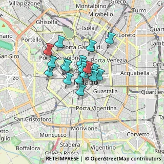 Mappa Via Orefici, 20123 Milano MI, Italia (1.00895)