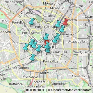 Mappa Via Hugo Victor, 20123 Rho MI, Italia (1.40286)
