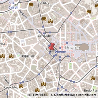 Mappa Via Spadari, 6, 20123 Milano, Milano (Lombardia)