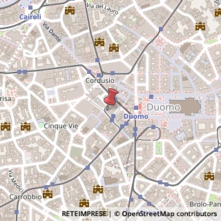 Mappa Via Victor Hugo, 4, 20123 Milano, Milano (Lombardia)