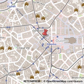 Mappa Via orefici 26, 20123 Milano, Milano (Lombardia)