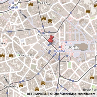 Mappa Via Cesare Cantù, 1, 20123 Milano, Milano (Lombardia)