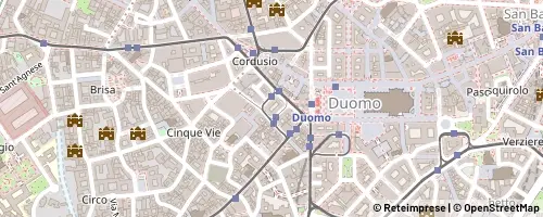 Mappa Milano
