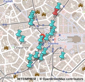 Mappa Via Spadari, 20123 Milano MI, Italia (0.223)