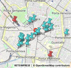 Mappa Via Spadari, 20123 Milano MI, Italia (0.816)