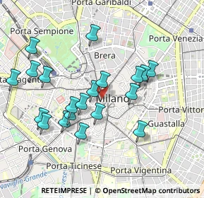 Mappa Via Spadari, 20123 Milano MI, Italia (0.924)