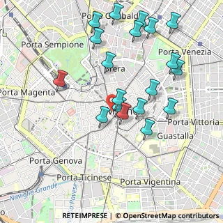 Mappa Via Hugo Victor, 20123 Rho MI, Italia (1.02158)