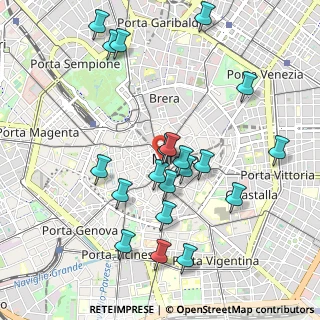 Mappa 20123 Rho MI, Italia (1.0225)