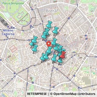 Mappa 20123 Rho MI, Italia (0.3)