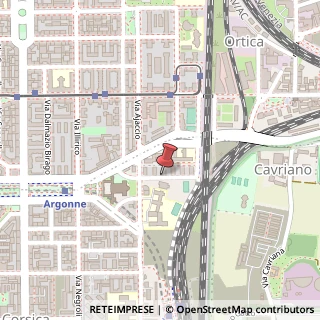 Mappa Via Francesco Cucchi, 3, 20133 Milano, Milano (Lombardia)