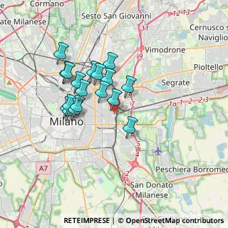 Mappa Via Giovanni Cova, 20133 Milano MI, Italia (2.96722)
