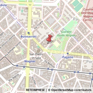 Mappa Via Piero Capponi, 11, 20145 Milano, Milano (Lombardia)