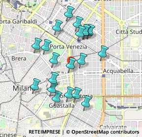 Mappa Via Ippolito Pindemonte, 20129 Milano MI, Italia (0.8755)