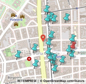 Mappa Via Ippolito Pindemonte, 20129 Milano MI, Italia (0.265)