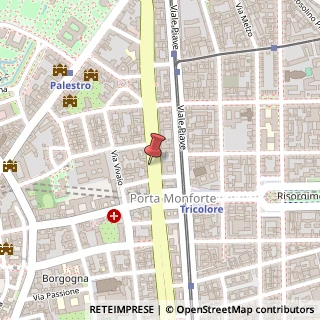 Mappa Viale Luigi Majno, 7, 20122 Milano, Milano (Lombardia)
