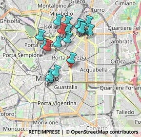 Mappa Via Ippolito Pindemonte, 20129 Milano MI, Italia (1.64632)