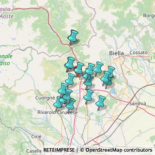 Mappa 10010 Fiorano Canavese TO, Italia (10.672)
