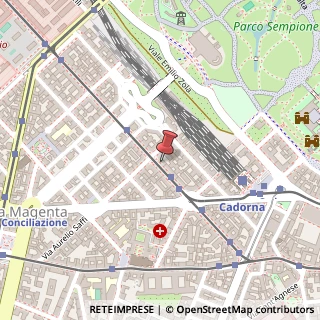 Mappa Via Vincenzo Monti, 32, 20123 Milano, Milano (Lombardia)