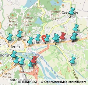 Mappa Via Enrico Fermi, 10015 Ivrea TO, Italia (1.12)