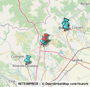 Mappa Via Enrico Fermi, 10015 Ivrea TO, Italia (12.33308)