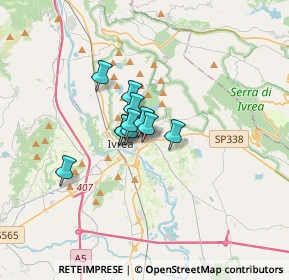 Mappa Via Enrico Fermi, 10015 Ivrea TO, Italia (1.67909)